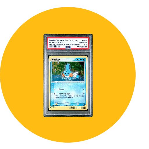 PSA 8.5 Mudkip Black Star Europe Promo