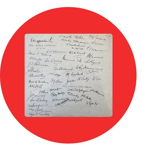 43 Autographs M.C.C. Ashes Team