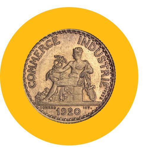 1920 France 1 Franc Pattern-Piéfort