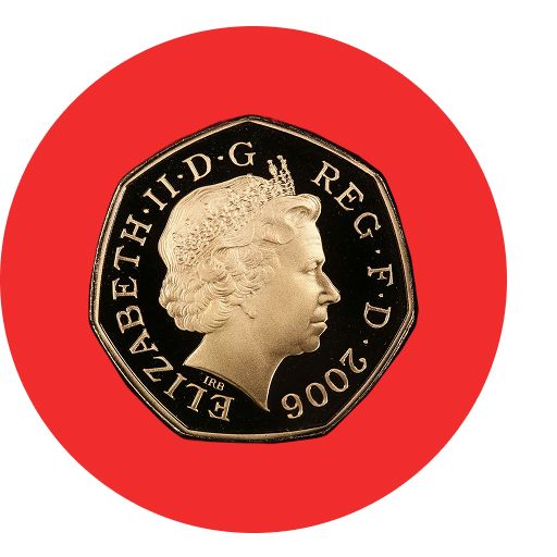 2006 Great Britain UNC Proof 50p