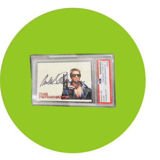 PSA Arnold Schwarzenegger Signed Print