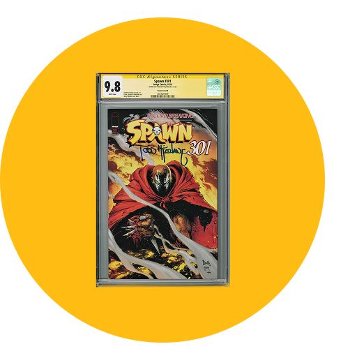 Spawn #301 Cover G CGC 9.8 Signed