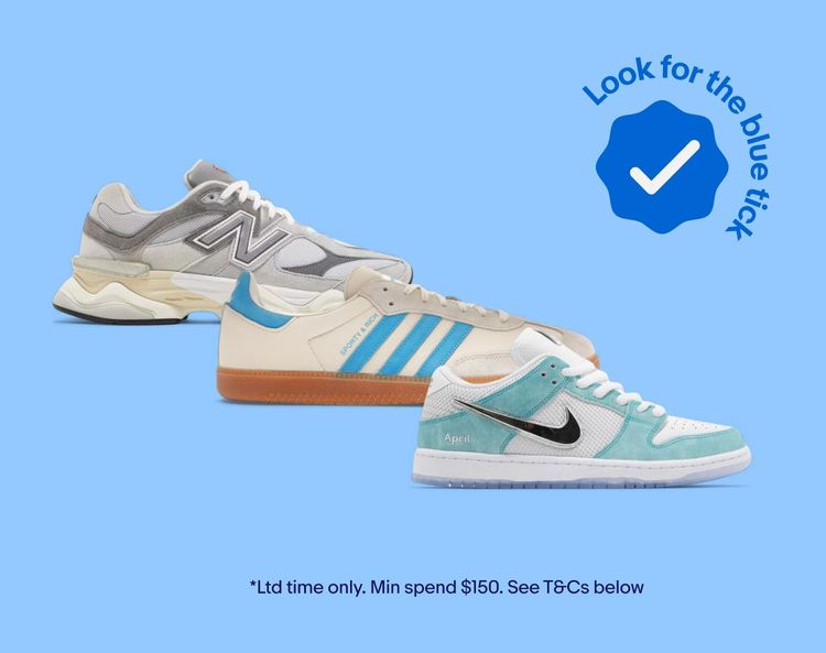 Up to $100 off* authentic sneakers image