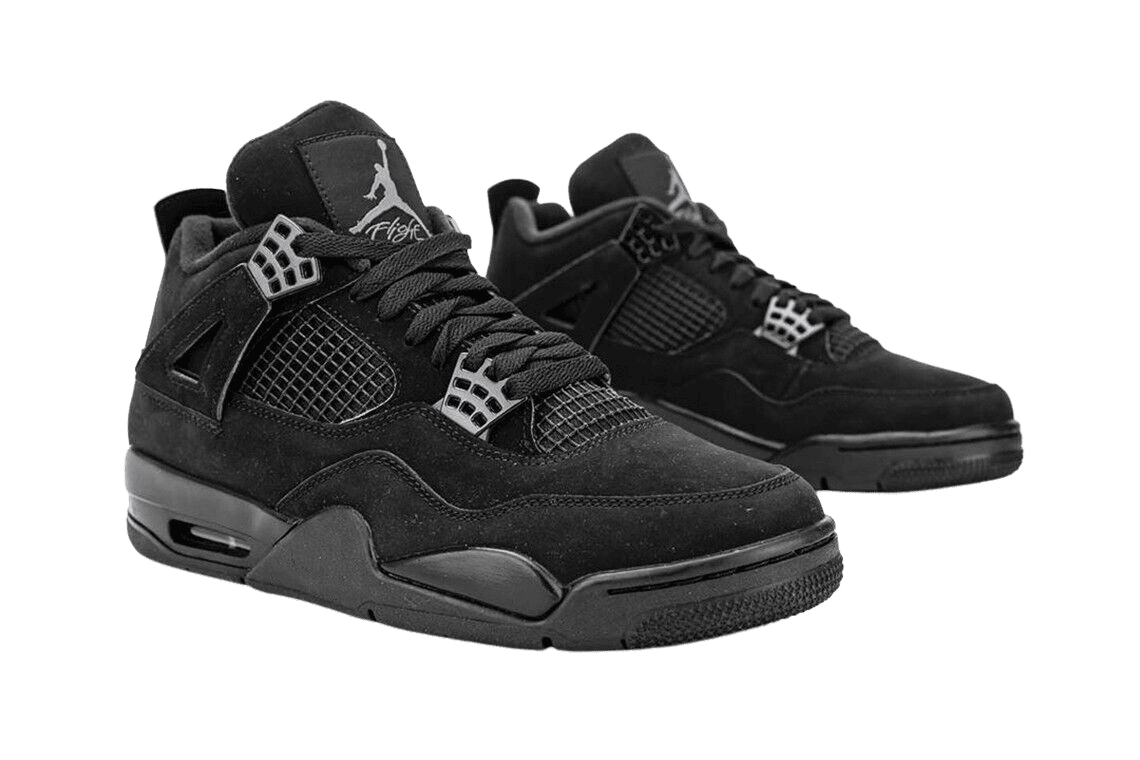 Jordan 4 Black Cat, Trendy Sneakers