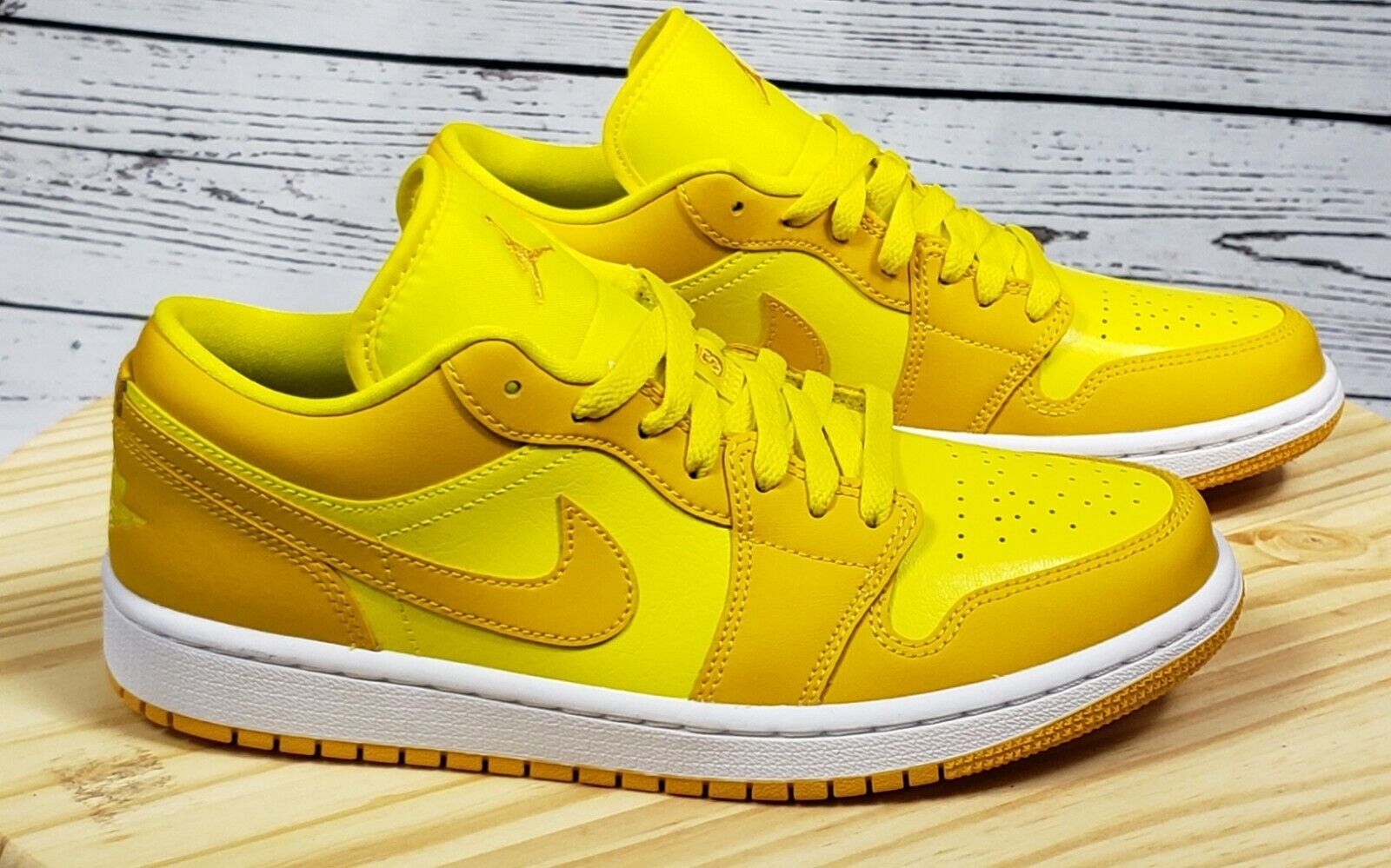 yellow jordan ones