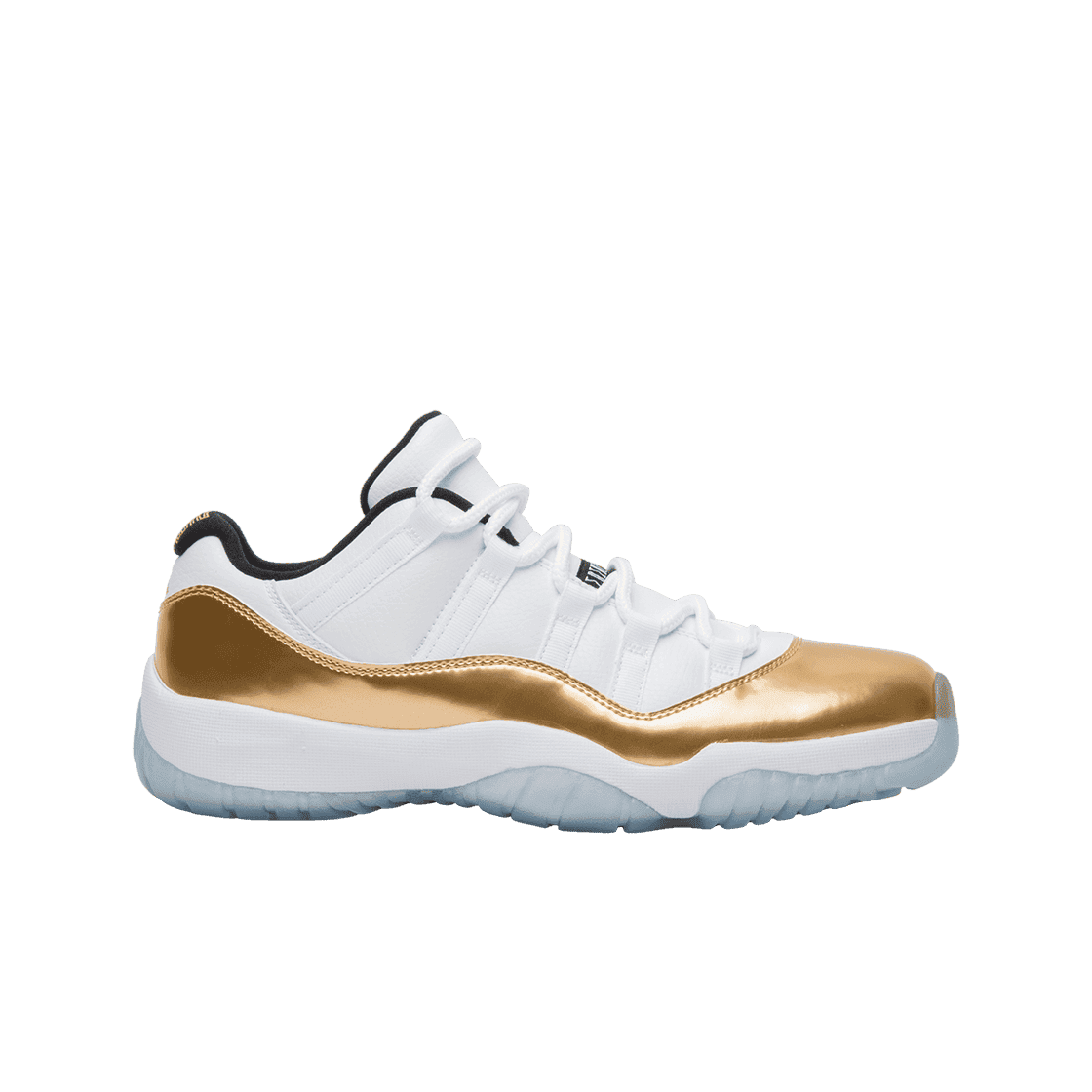 Gold and hotsell white jordans 11