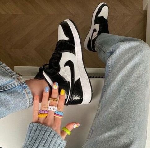The Air Jordan 1 Mid All Star Sneaker Has Different Textures