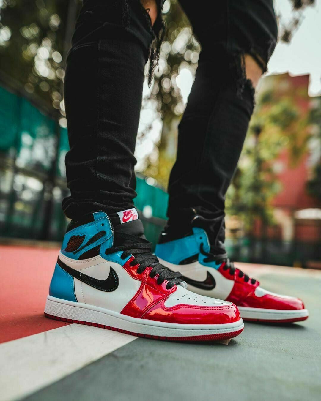 Explore Bright Styles with Jordan 1 Blue and Red Sneakers | eBay