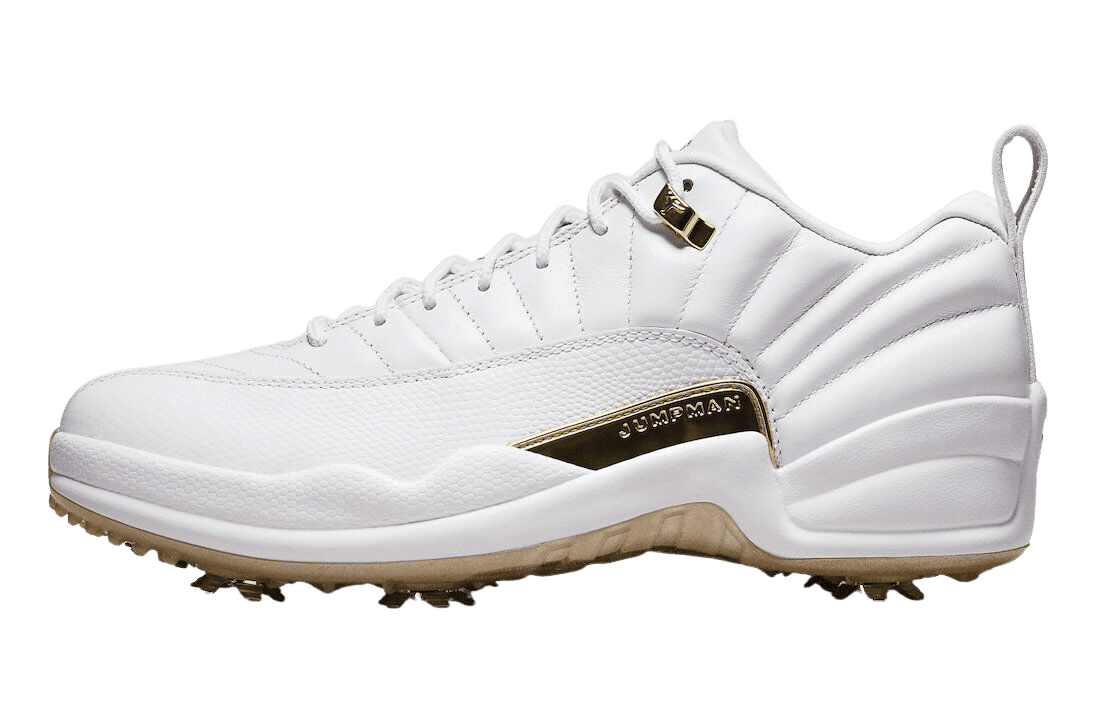 Air Jordan 12 ホワイト ゴールド Jordan 12 White and Gold Silhouette | eBay