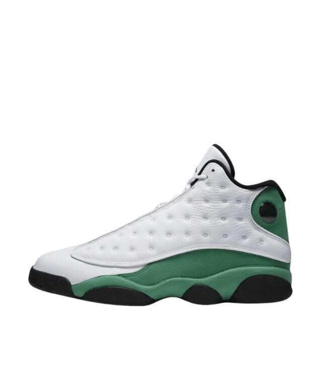 Green and hot sale white jordan 13s