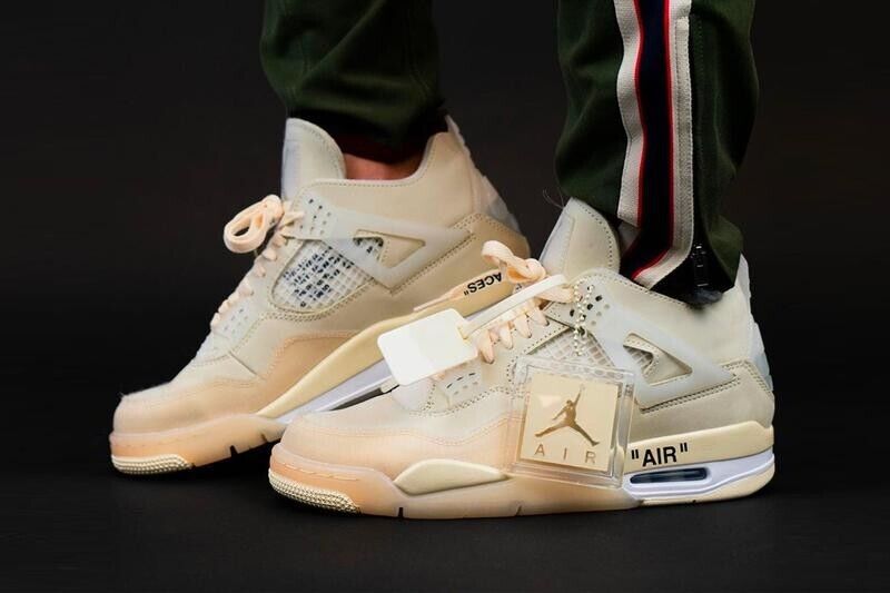 Discover the Off-White WMNS Air Jordan 4 SP Sail | eBay