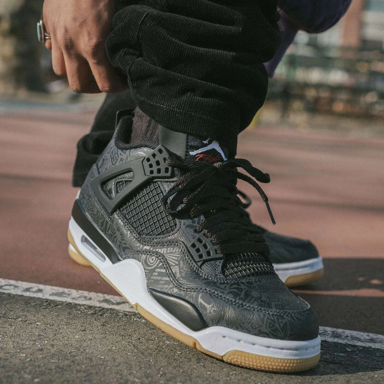 Celebrate With the Jordan 4 Laser Sneakers on eBay | eBay