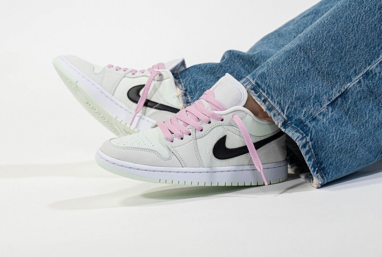 jordan 1 low barely green shoes