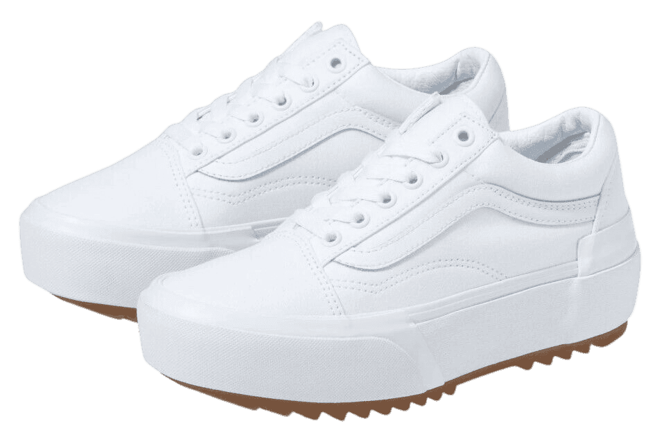 VANS White 23㎝ conte Vans Unisex Authentic White Canvas - Tip Top Shoes of New York