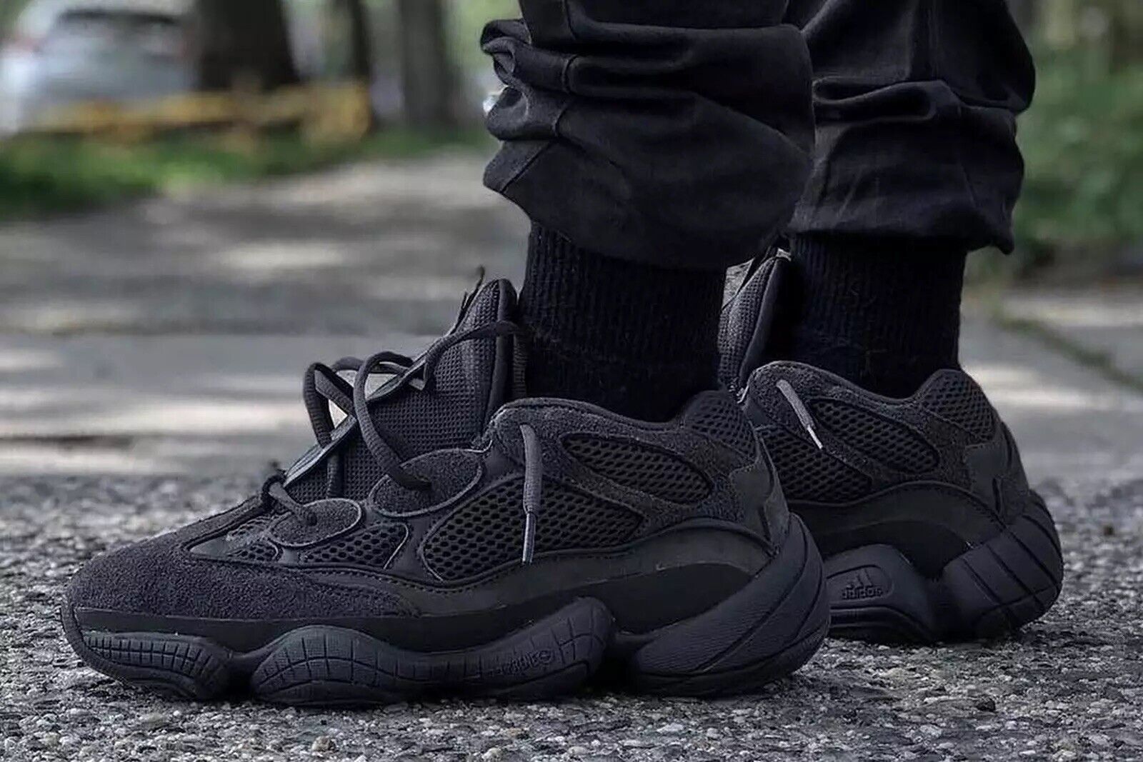 スニーカーYEEZY 500 UTILITY BLACK 28cm - スニーカー