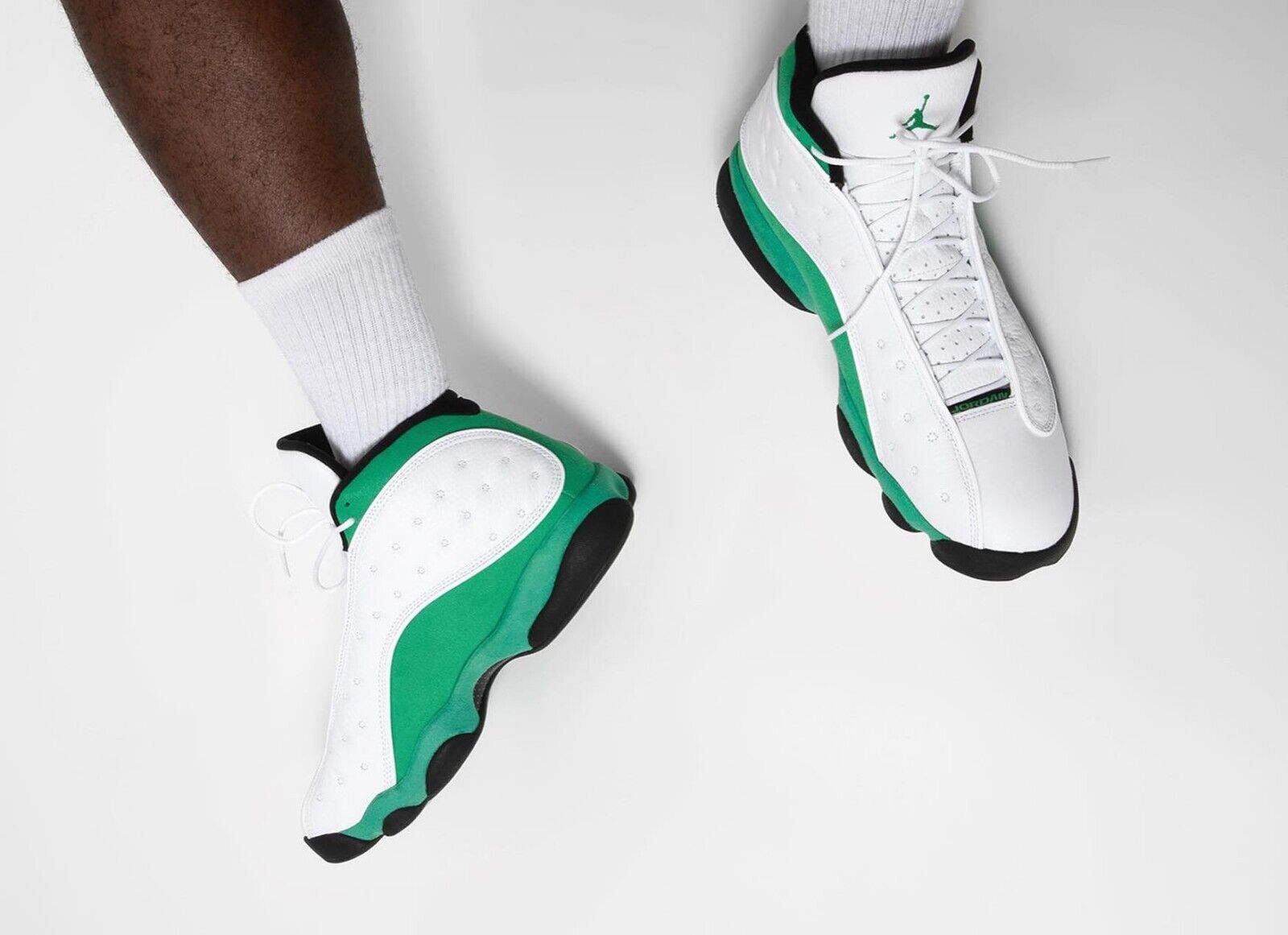 Green jordan outlet 13s