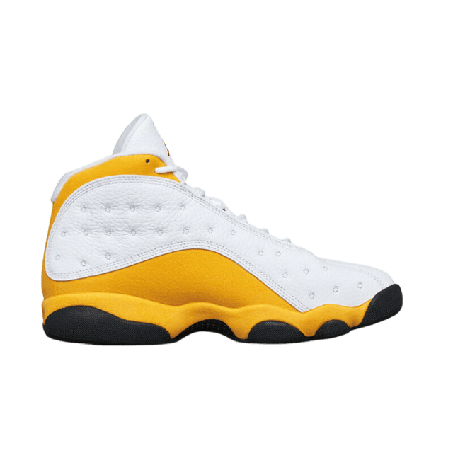 jordan black and yellow 13