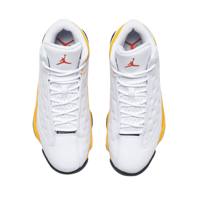 jordan black and yellow 13