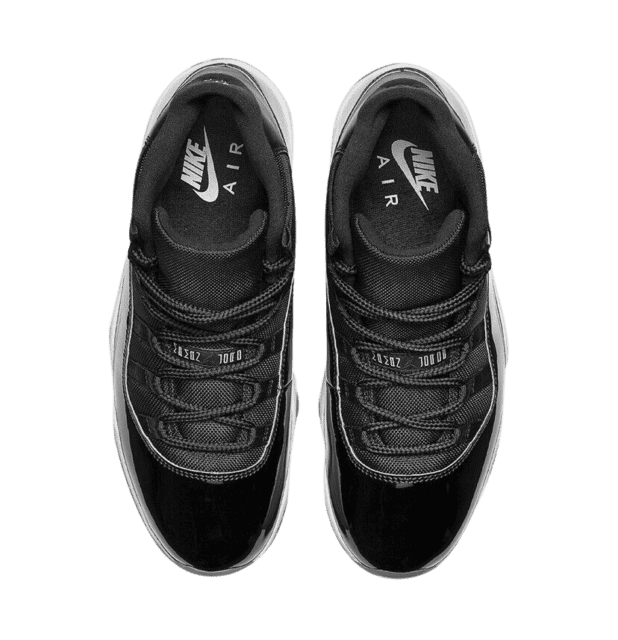 UhfmrShops  Gs Brand New Jordan 11 Retro Space Jam Athletic Fashio 'Black'  - 001 - fashion air jordan fly wade - BQ3271