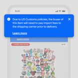 Fees paid on delivery