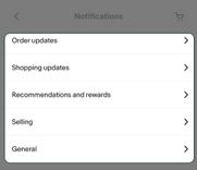 Now, choose which push notifications you receive