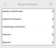 Wähle aus, welche Benachrichtigungen du erhalten möchtest