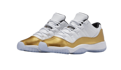 Highlighting the Special Gold Jordan 11 Low Sneakers thumbnail image