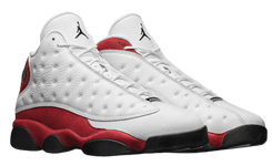 White and sale red jordan 13s