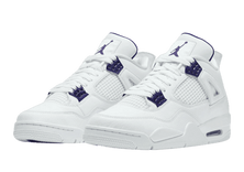 Jordan 4 outlet purple and white