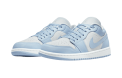 Cool, Refreshing Style: Jordan 1 Low Blue Sneakers