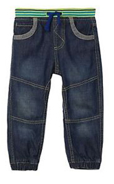 Bluezoo Kids Boy's Blue Cuffed Jeans From Debenhams