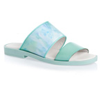 Miista Mada Womens Sandals - Aqua Marina/ Mint