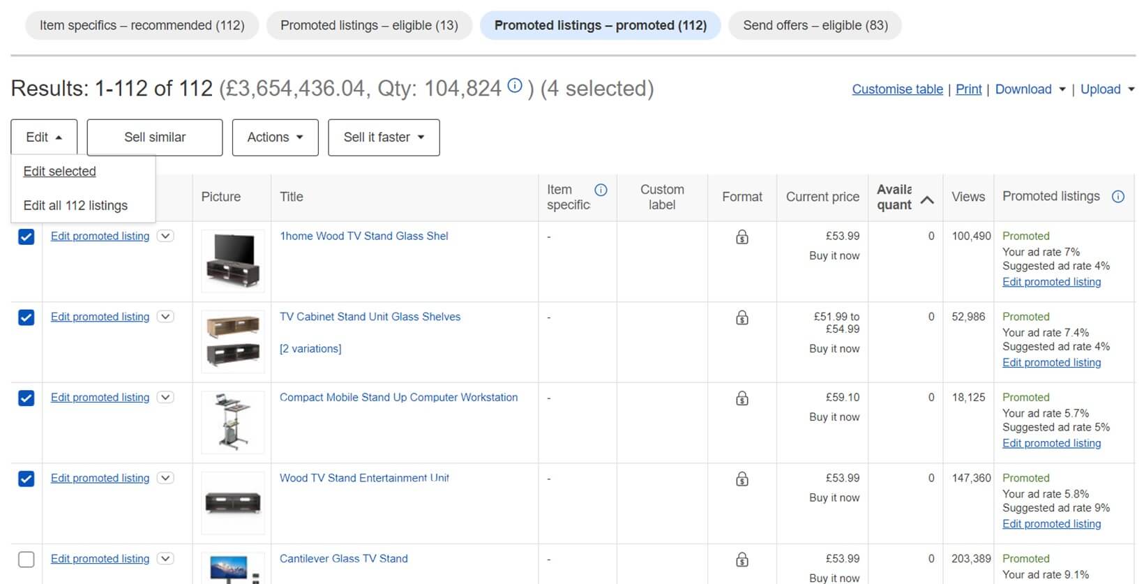 Promoted Listings FAQs eBay.co.uk