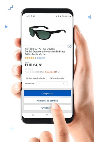 Phone showcasing step 1 in a mobile device