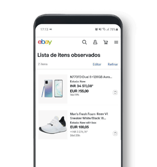 Phone showcasing step 2 in a mobile device