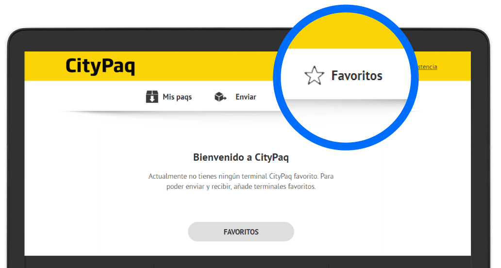 Elige tu terminal CityPaq